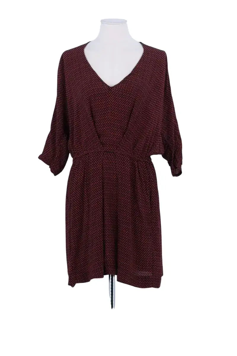 Robe Maje Rouge en Viscose, taille S - Seconde Main