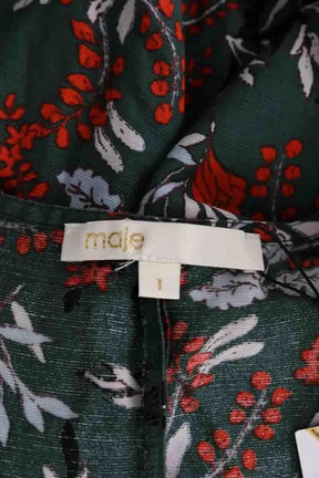 Robe Maje Vert en Coton