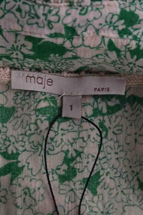 Robe Maje Vert en Coton