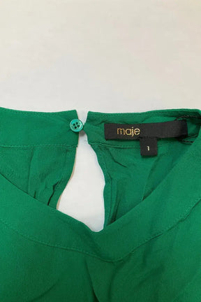 Robe Maje Vert en Synthétique