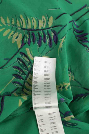 Robe Maje Vert en Synthétique
