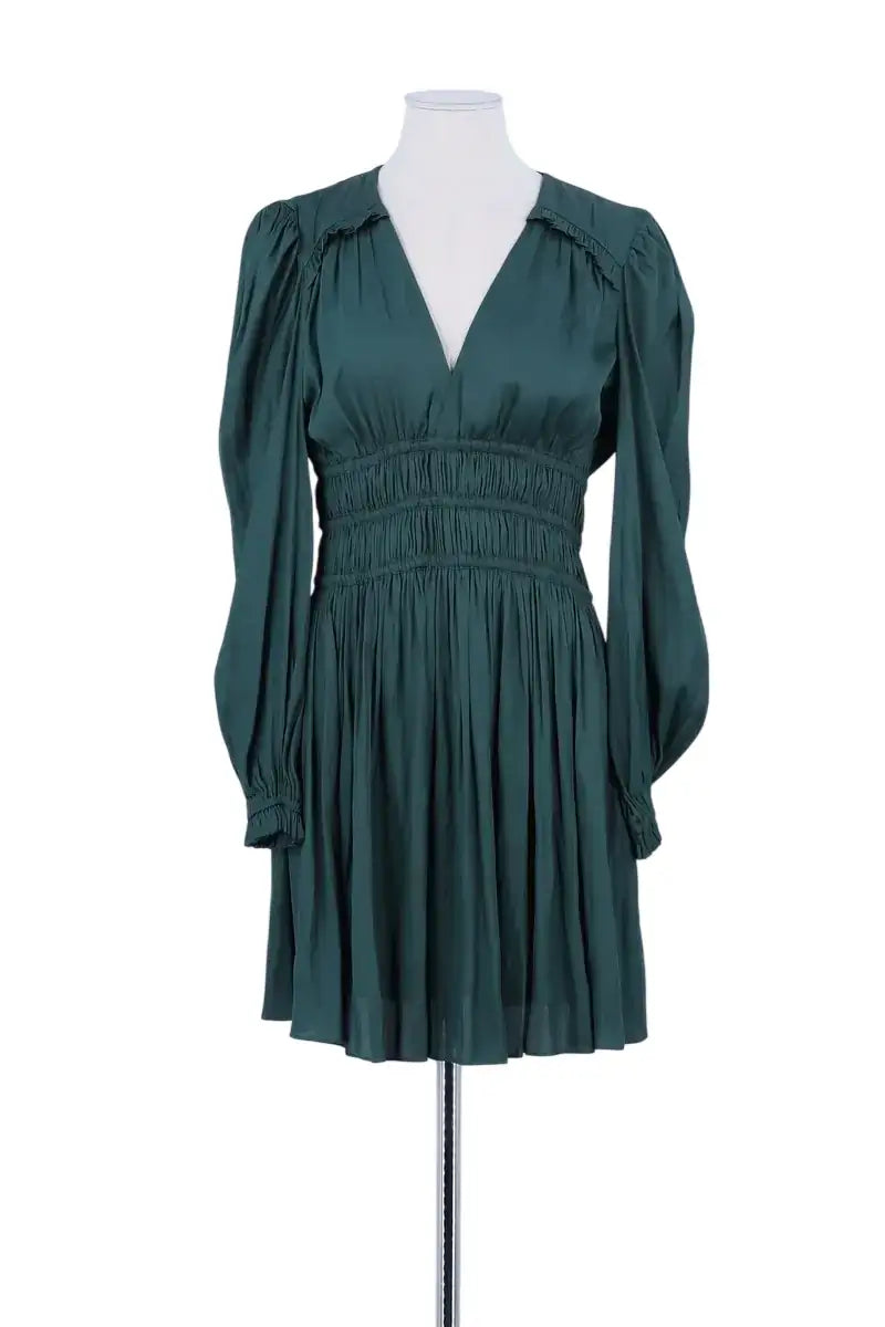 Robe Maje Vert en Synthétique, taille S - Seconde Main