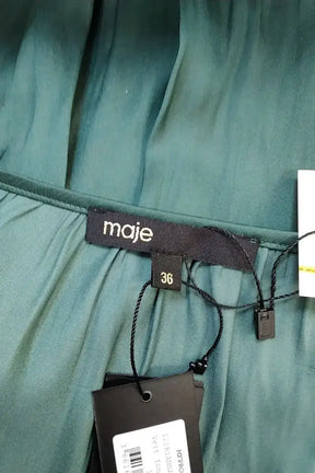 Robe Maje Vert en Synthétique