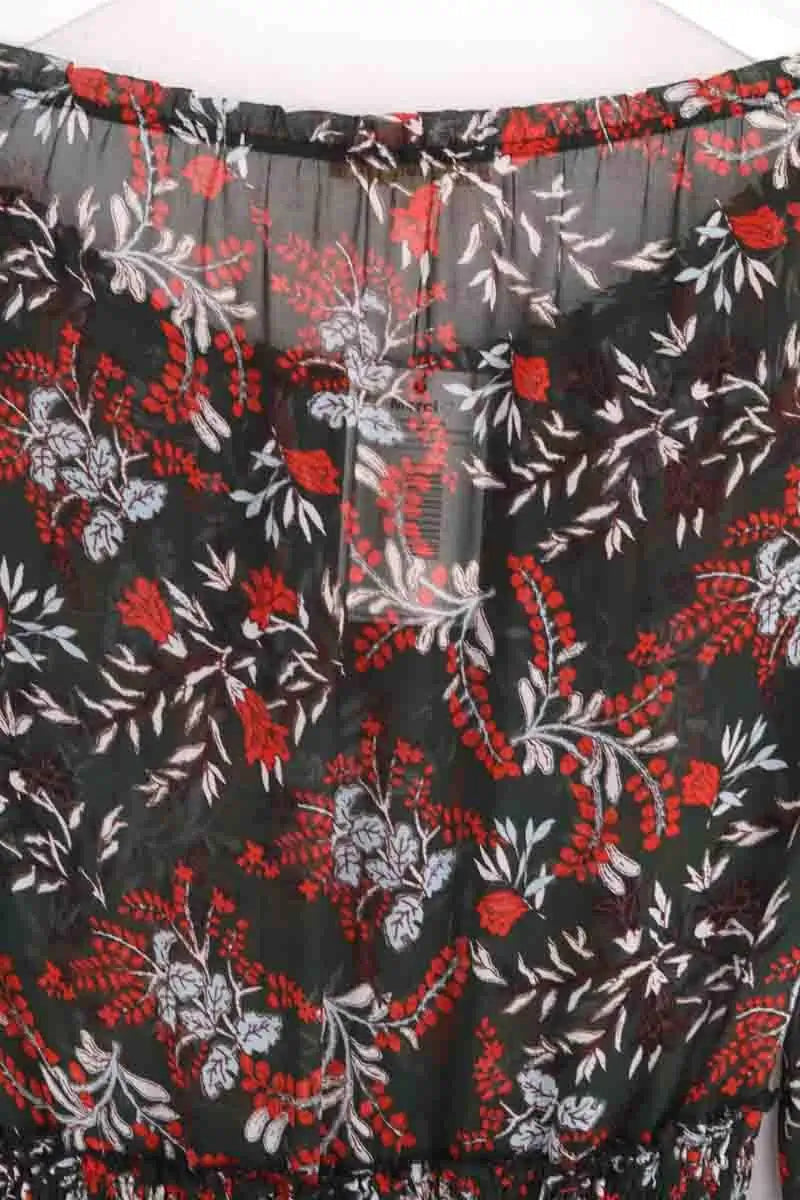 Robe Maje Vert en Synthétique
