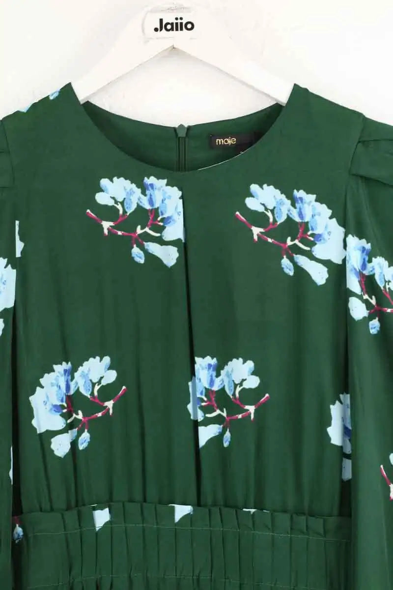 Robe Maje Vert en Viscose
