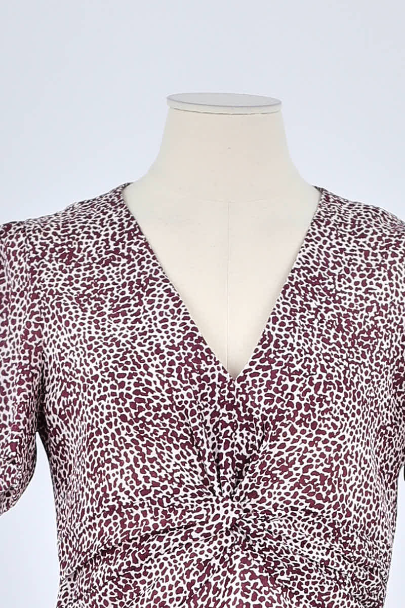 Robe Maje Violet en Polyester