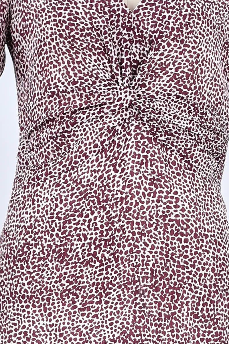 Robe Maje Violet en Polyester