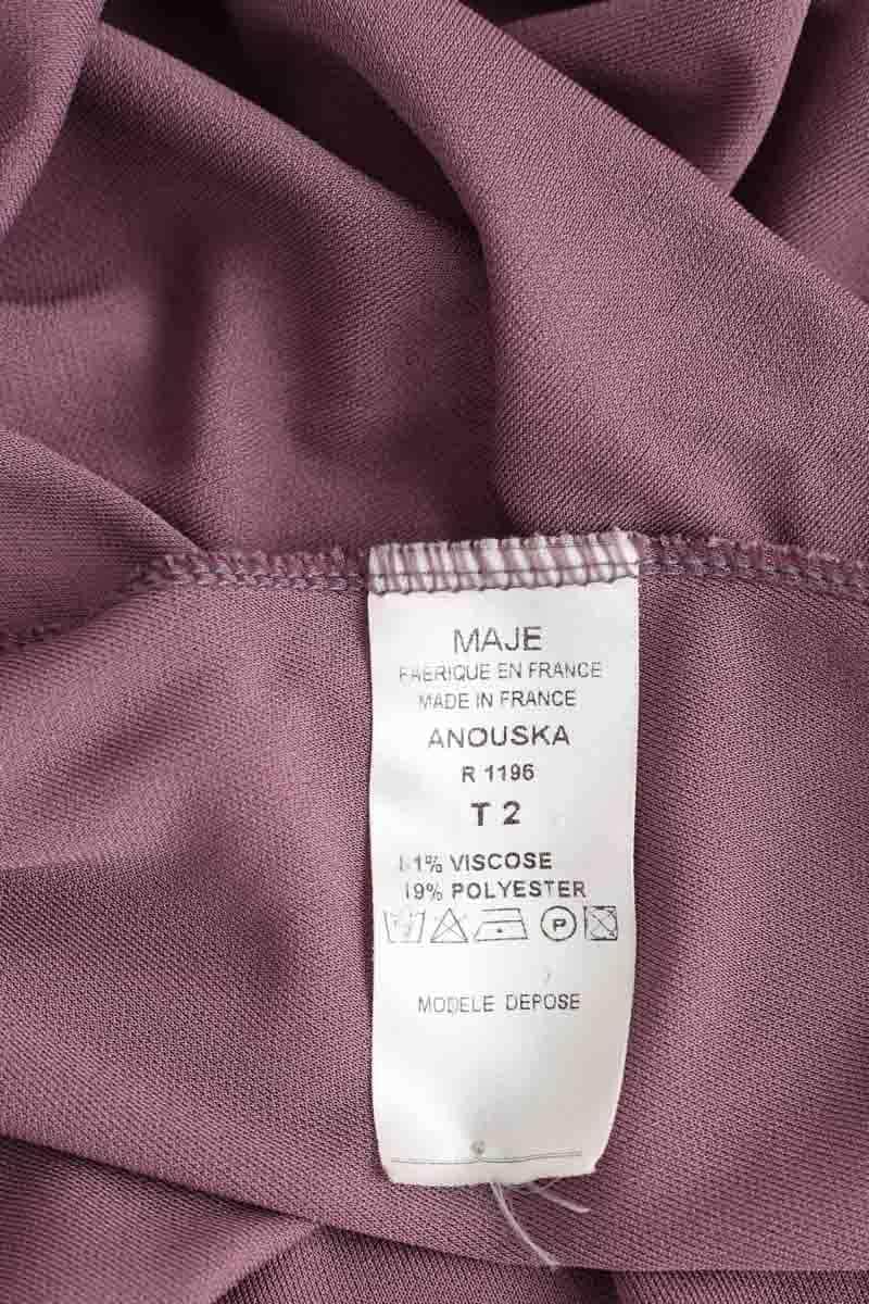 Robe Maje Violet en Viscose