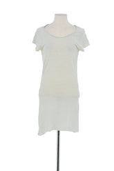 Robe Majestic Filatures Beige en Lin, taille M - Seconde Main