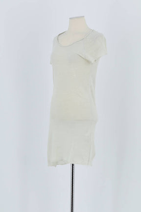 Robe Majestic Filatures Beige en Lin
