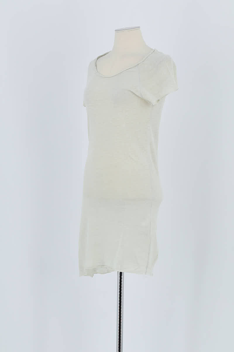 Robe Majestic Filatures Beige en Lin