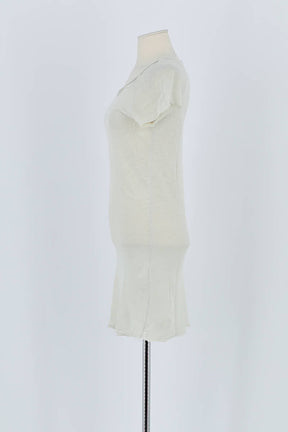 Robe Majestic Filatures Beige en Lin
