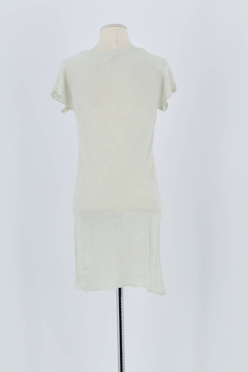 Robe Majestic Filatures Beige en Lin