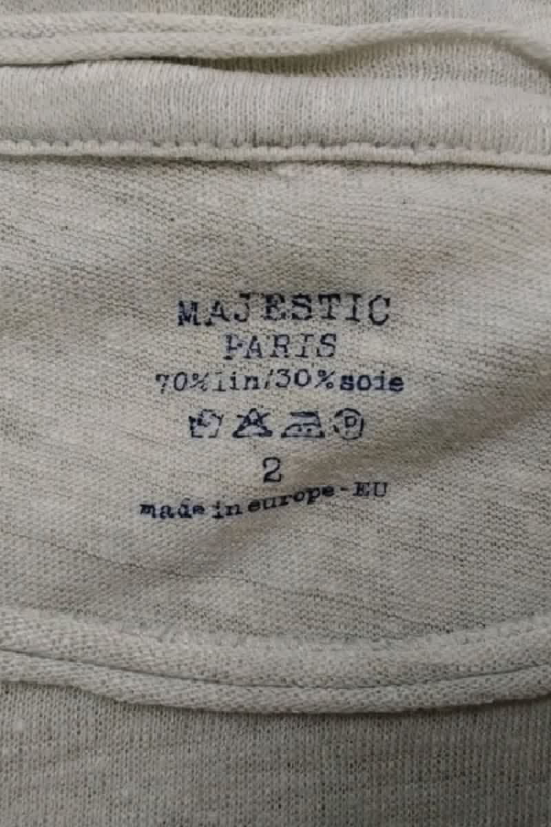 Robe Majestic Filatures Beige en Lin