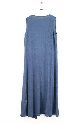 Robe Majestic Filatures Bleu en Lin