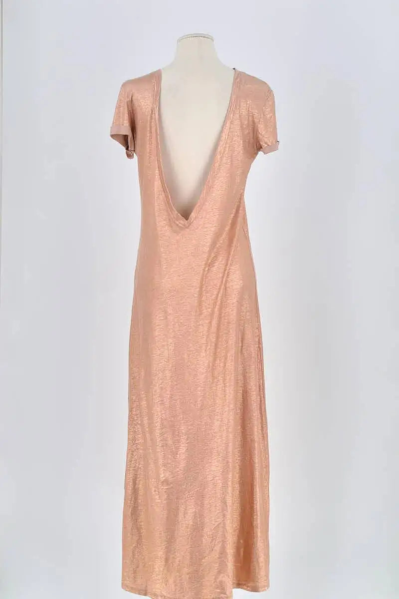 Robe Majestic Filatures Rose en Lin