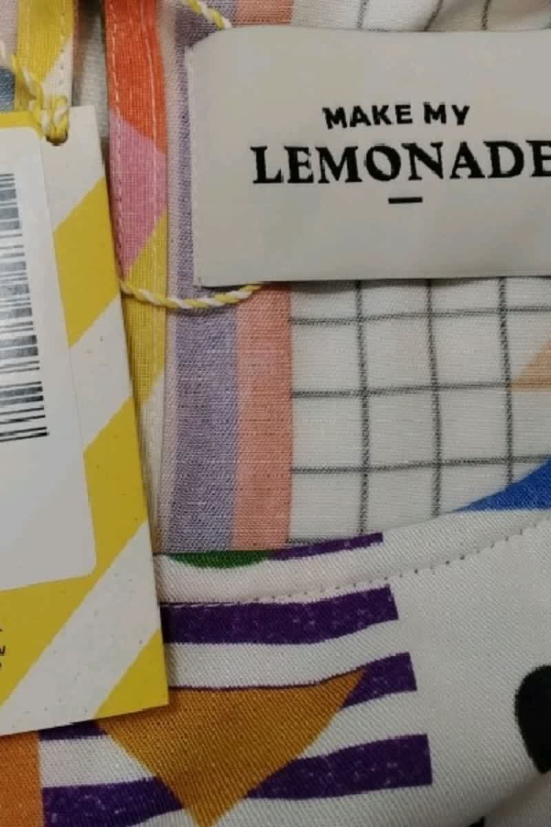 Robe Make My Lemonade Multicolore en Viscose