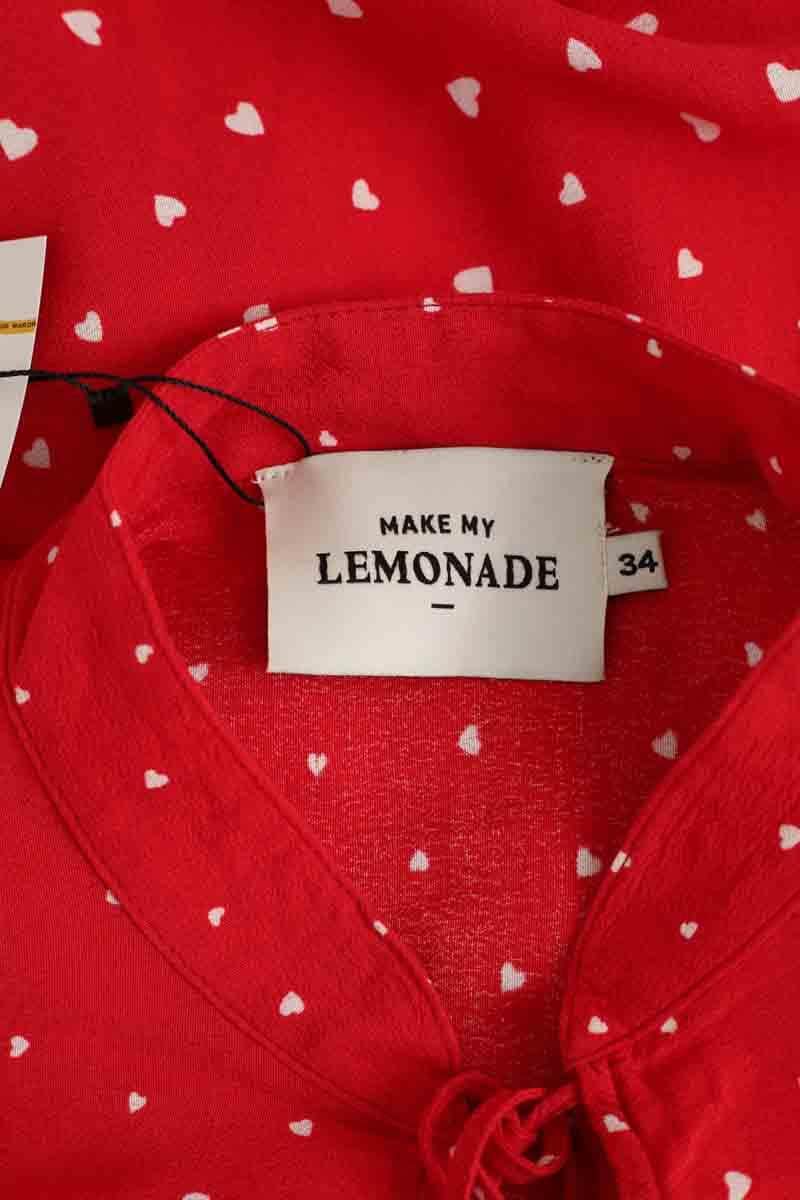 Robe Make My Lemonade Rouge en Viscose