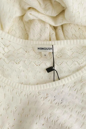 Robe Manoush Blanc en Synthétique