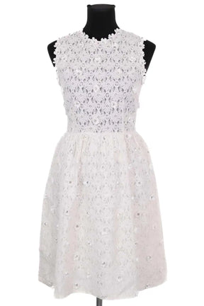 Robe Manoush Blanc en Synthétique, taille S - Seconde Main