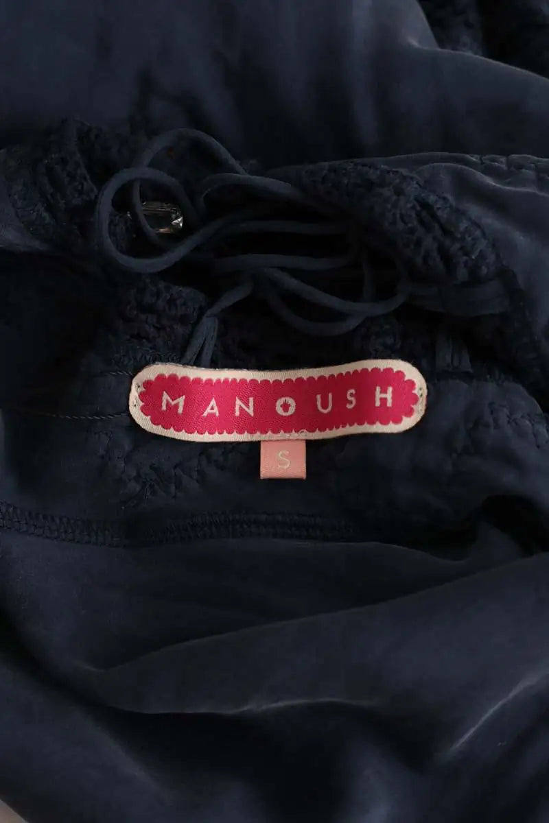 Robe Manoush Bleu en Soie