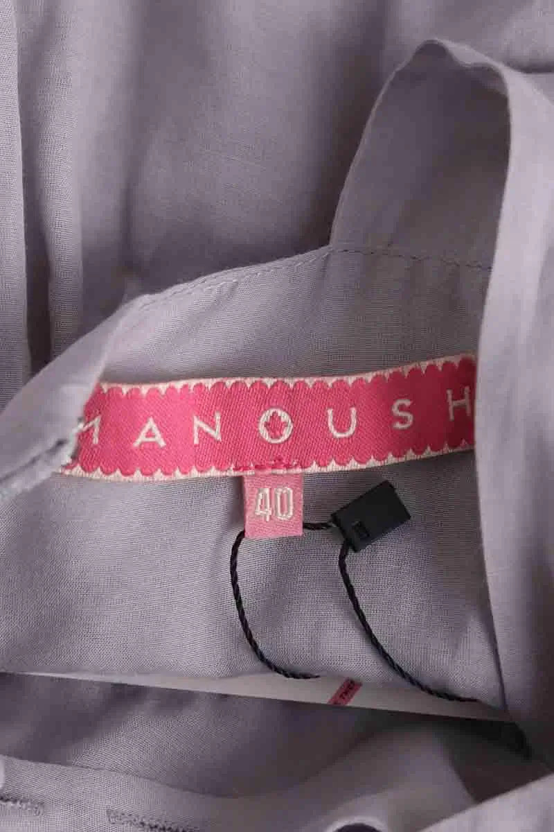 Robe Manoush Gris en Coton