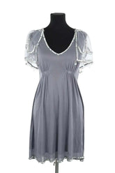 Robe Manoush Gris en Synthétique, taille S - Seconde Main