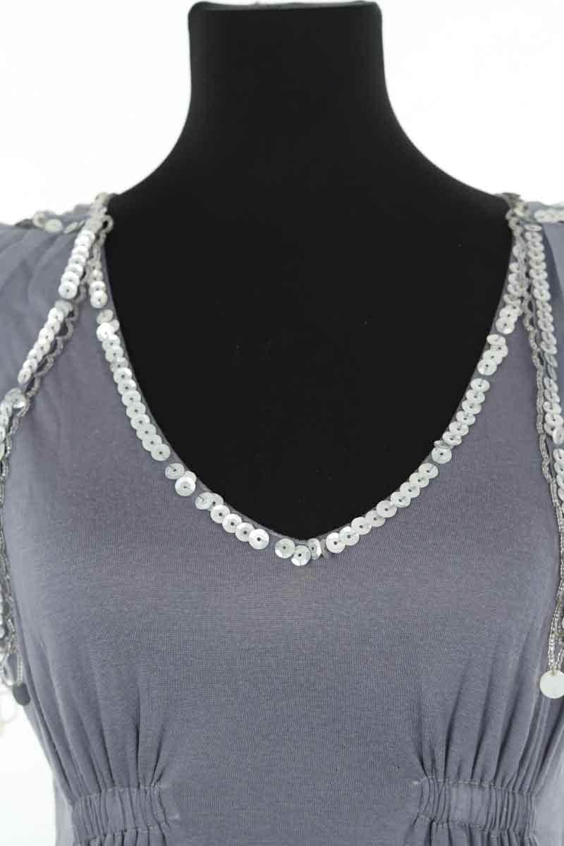 Robe Manoush Gris en Synthétique