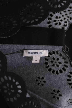 Robe Manoush Noir en Coton