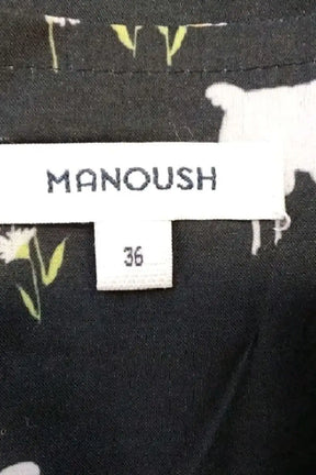 Robe Manoush Noir en Polyester