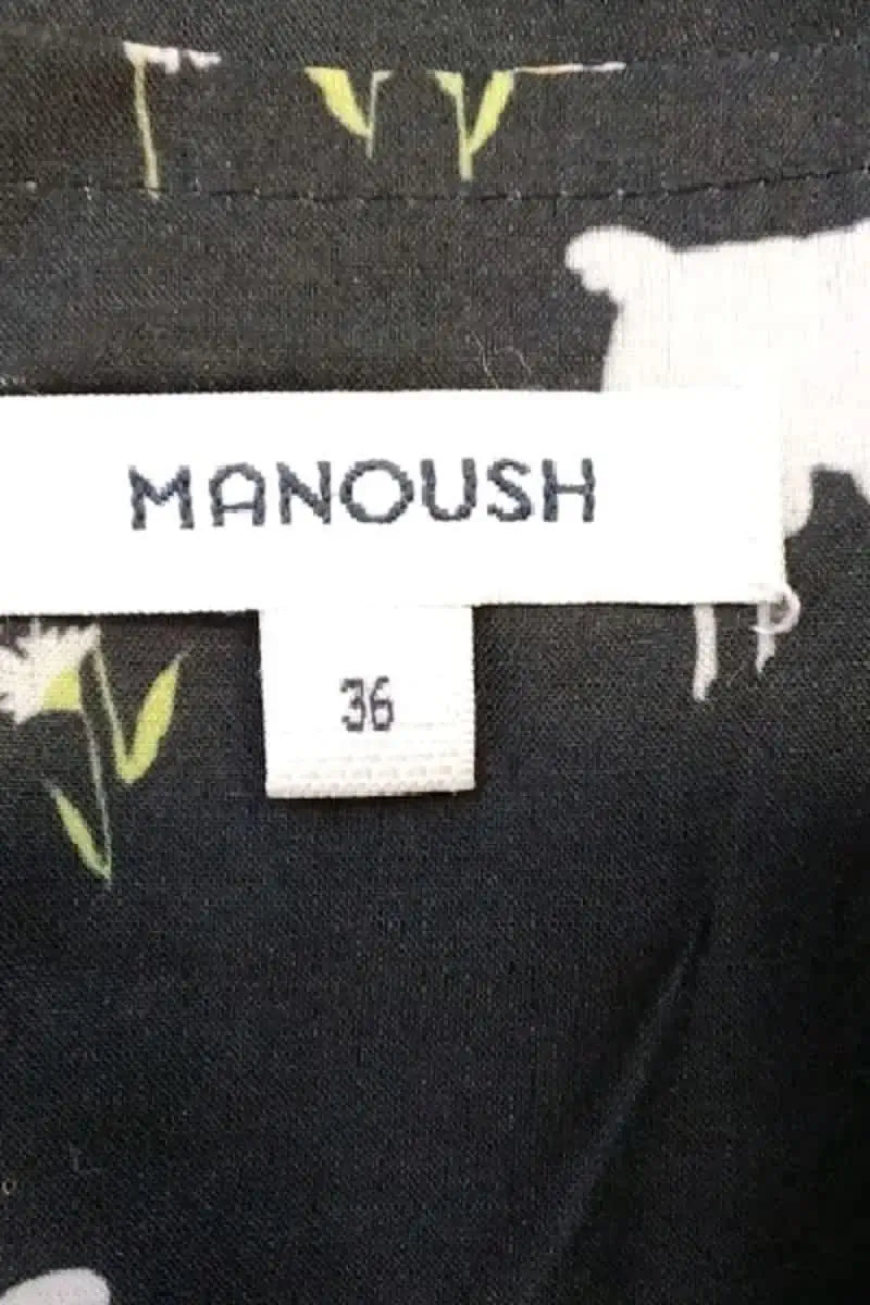 Robe Manoush Noir en Polyester