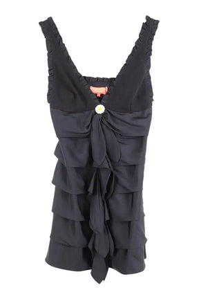 Robe Manoush Noir en Soie, taille L - Seconde Main