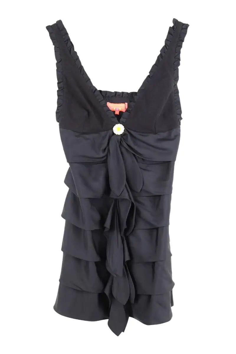 Robe Manoush Noir en Soie, taille L - Seconde Main