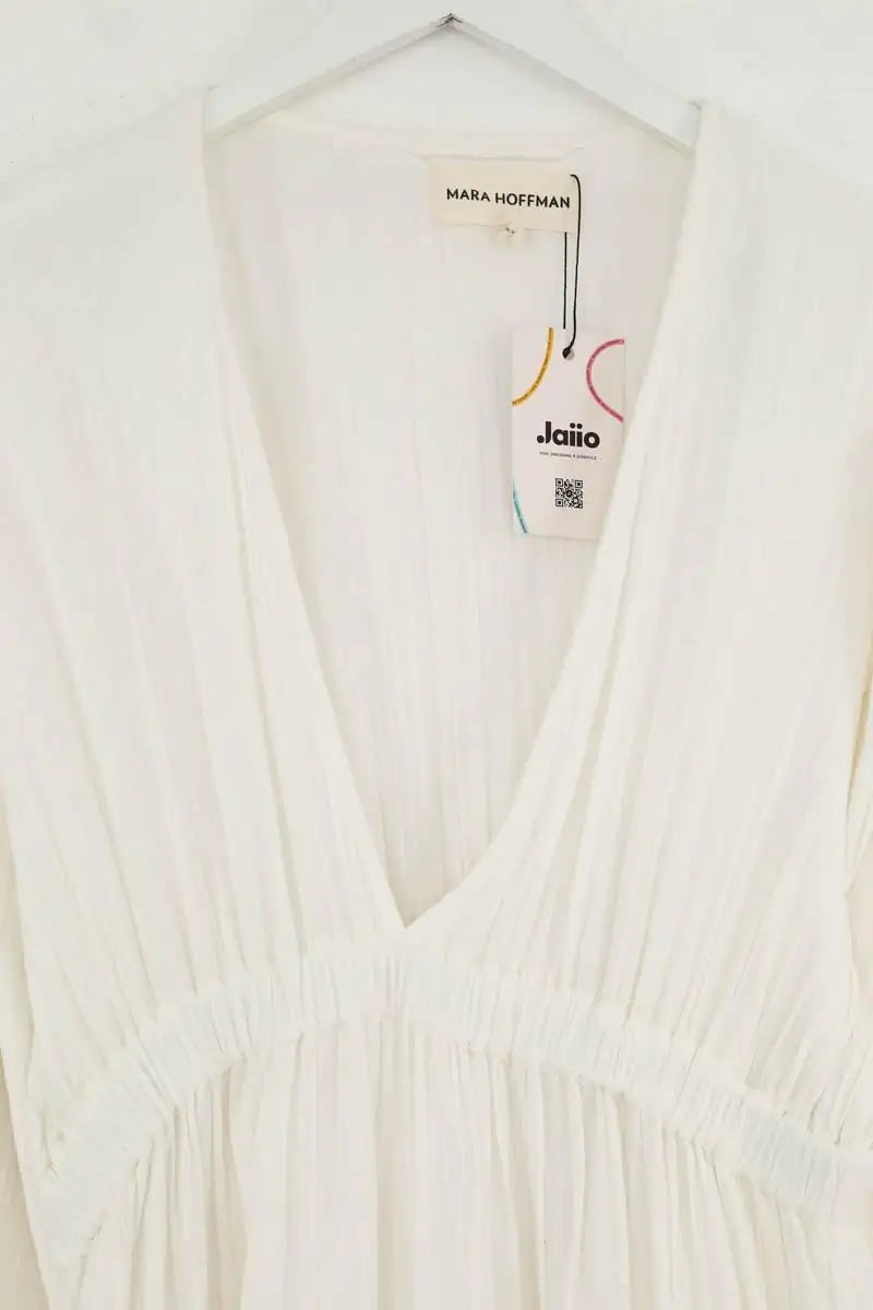 Robe Mara Hoffman Blanc en Coton