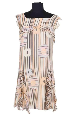 Robe Marc By Marc Jacobs Beige en Soie, taille L - Seconde Main