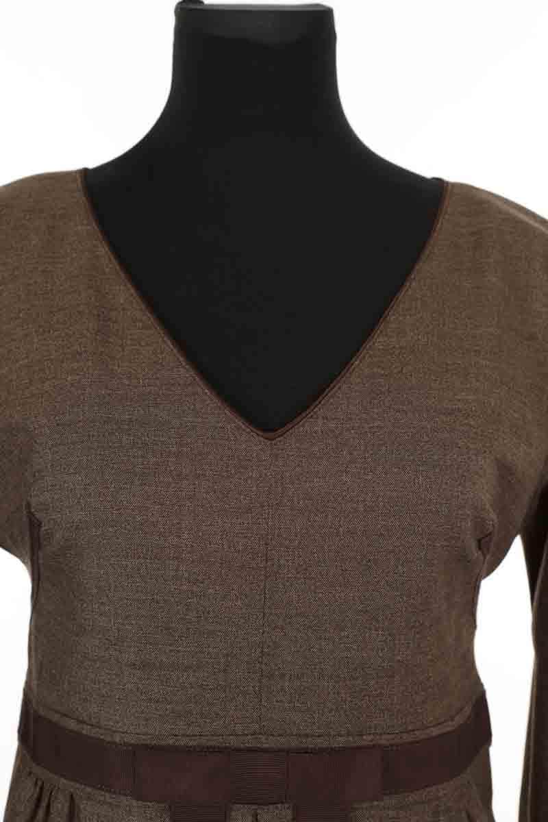 Robe Marc Jacobs Marron en Laine