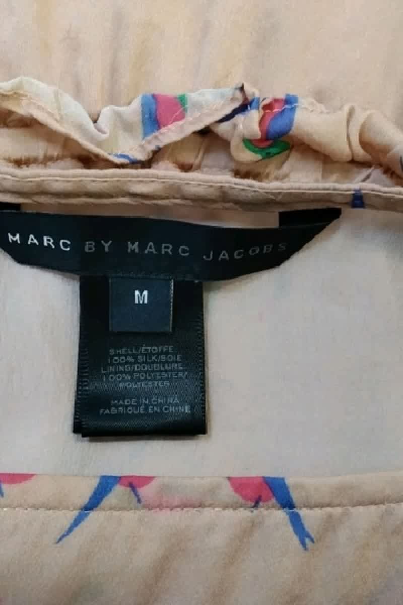 Robe Marc Jacobs Rose en Soie