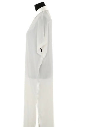 Robe Margaux Lonnberg Blanc en Synthétique