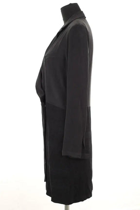 Robe Margaux Lonnberg Bonnie Noir en Coton