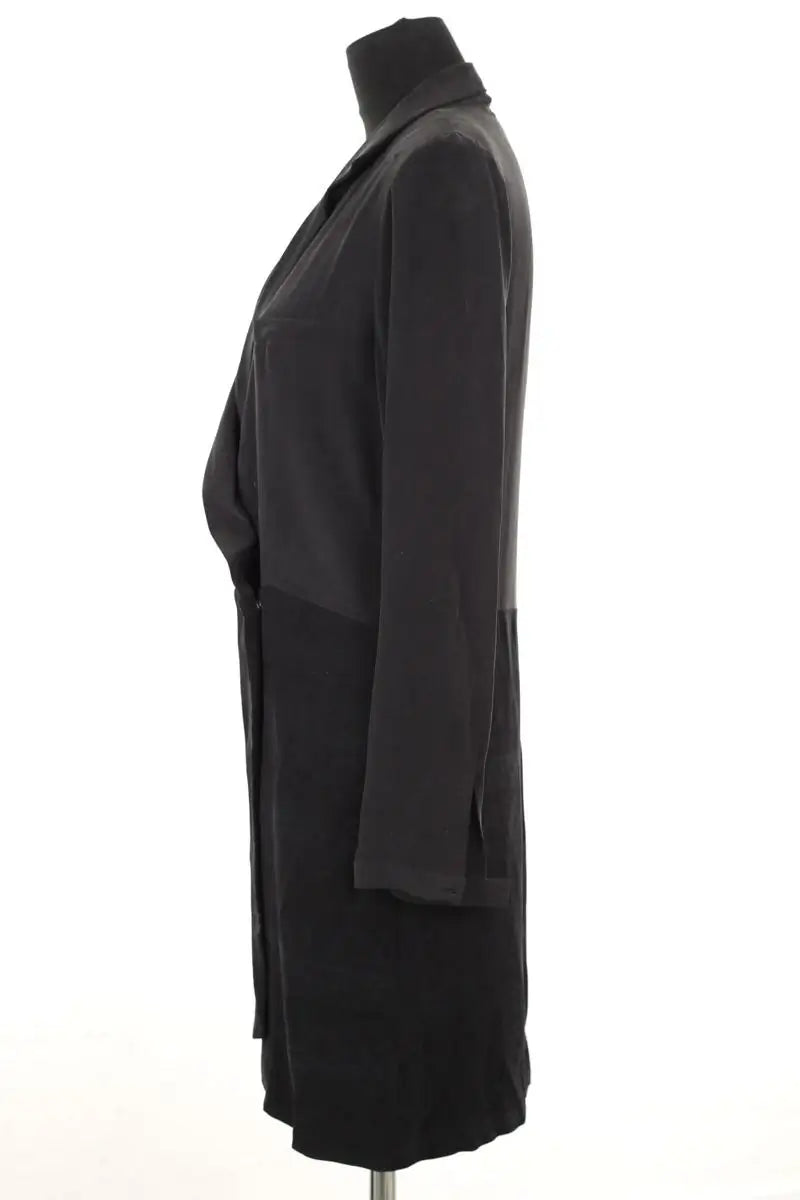 Robe Margaux Lonnberg Bonnie Noir en Coton