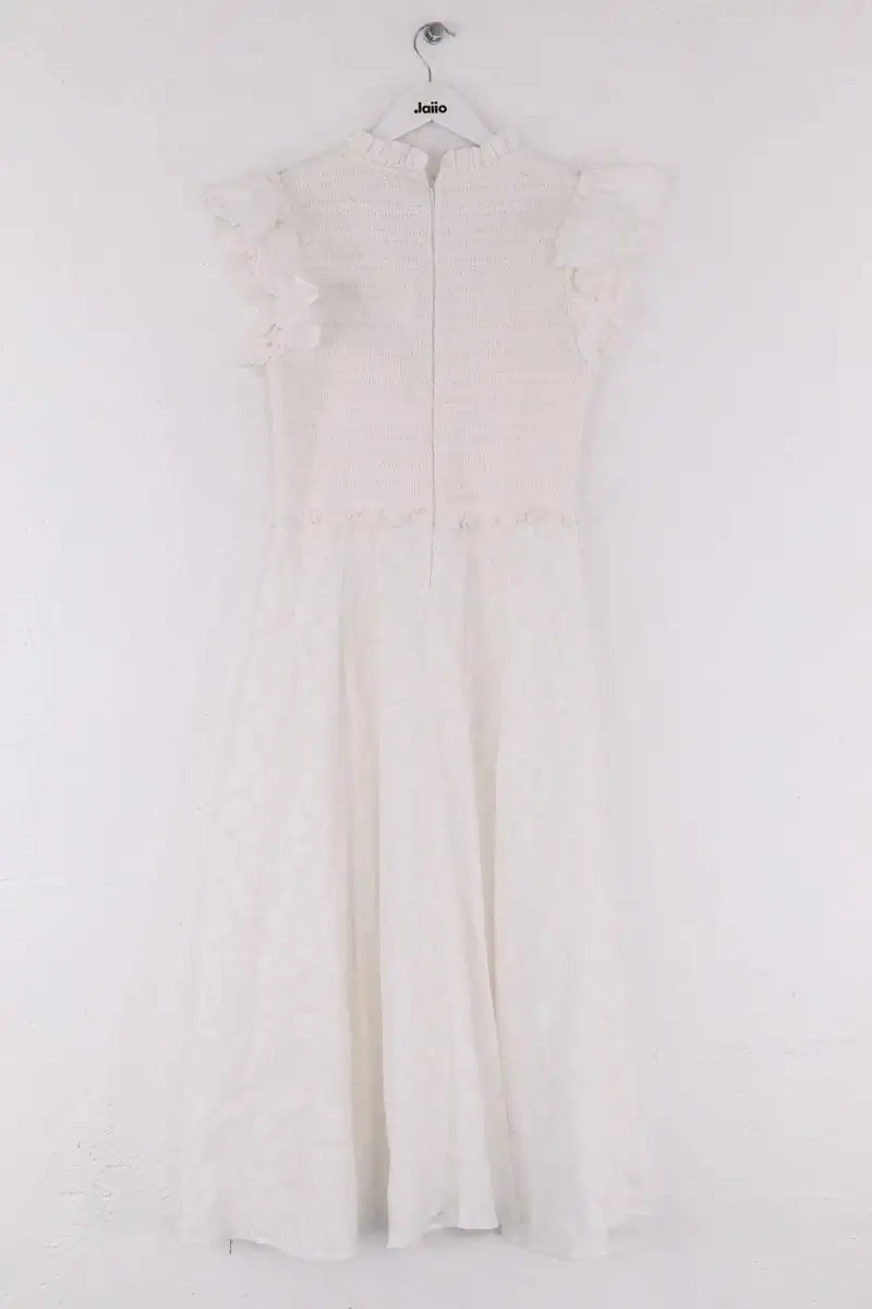 Robe Maria de la Orden Blanc en Coton