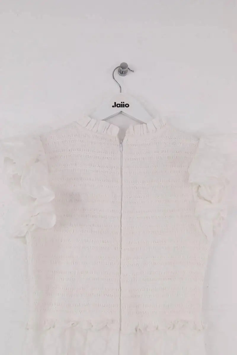 Robe Maria de la Orden Blanc en Coton