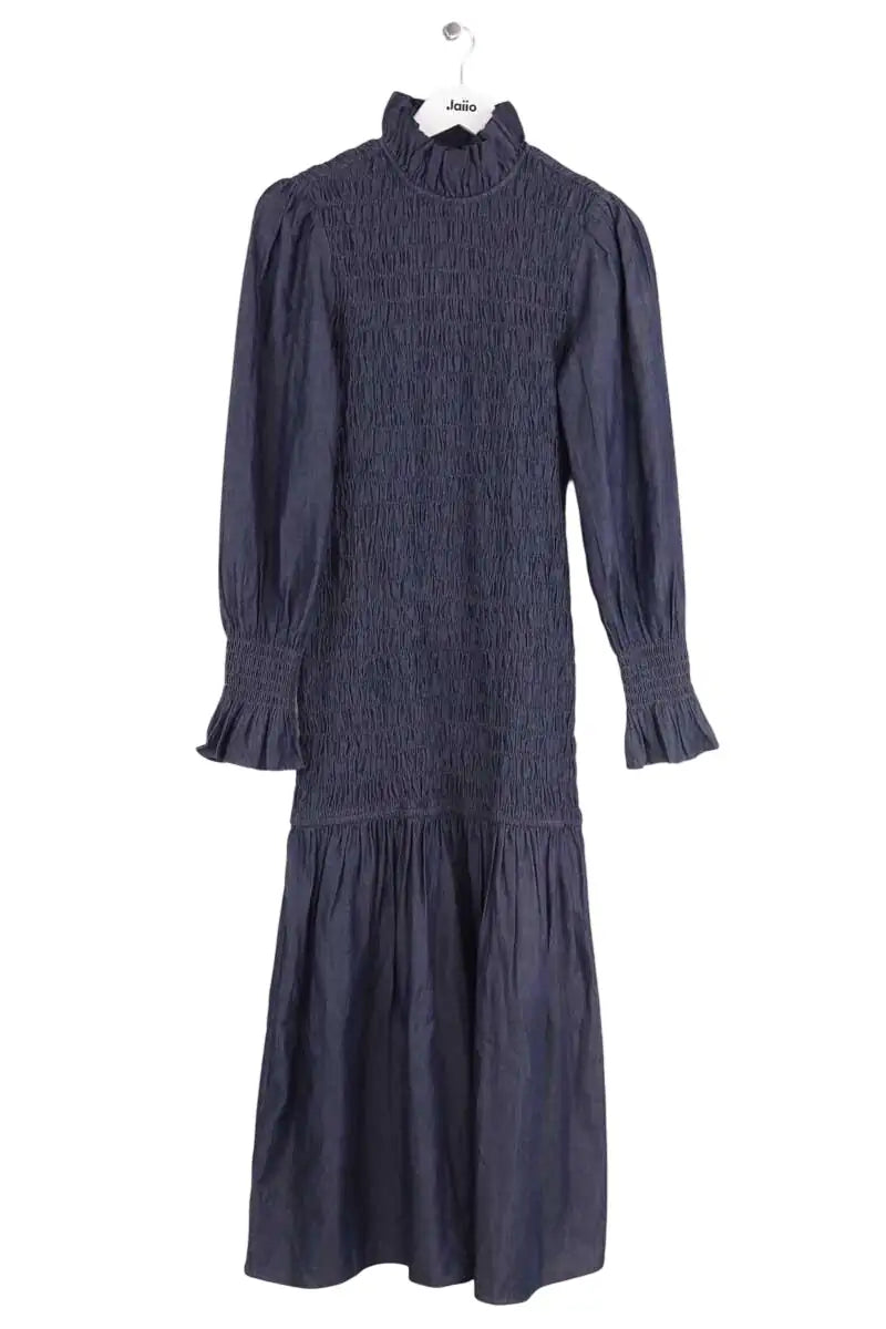 Robe Maria de la Orden Bleu en Coton, taille S - Seconde Main