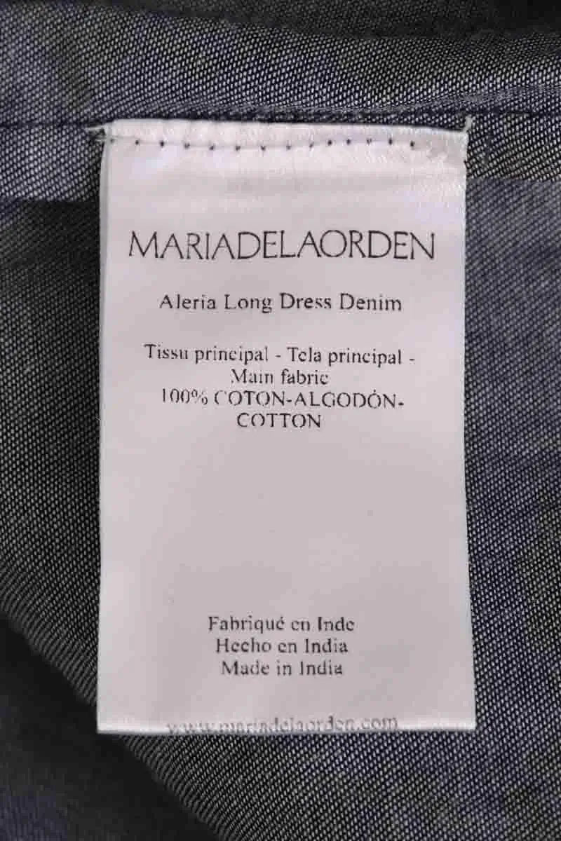 Robe Maria de la Orden Bleu en Coton