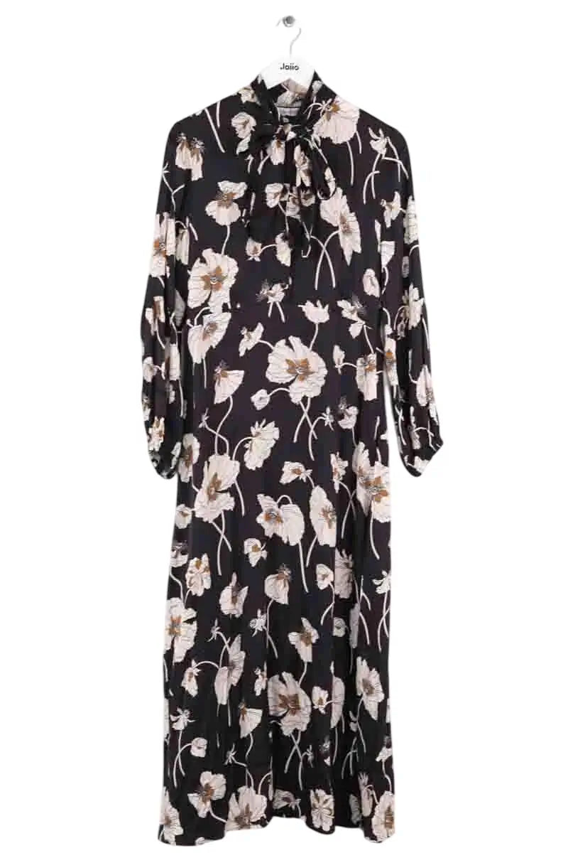 Robe Maria de la Orden Noir en Viscose, taille L - Seconde Main