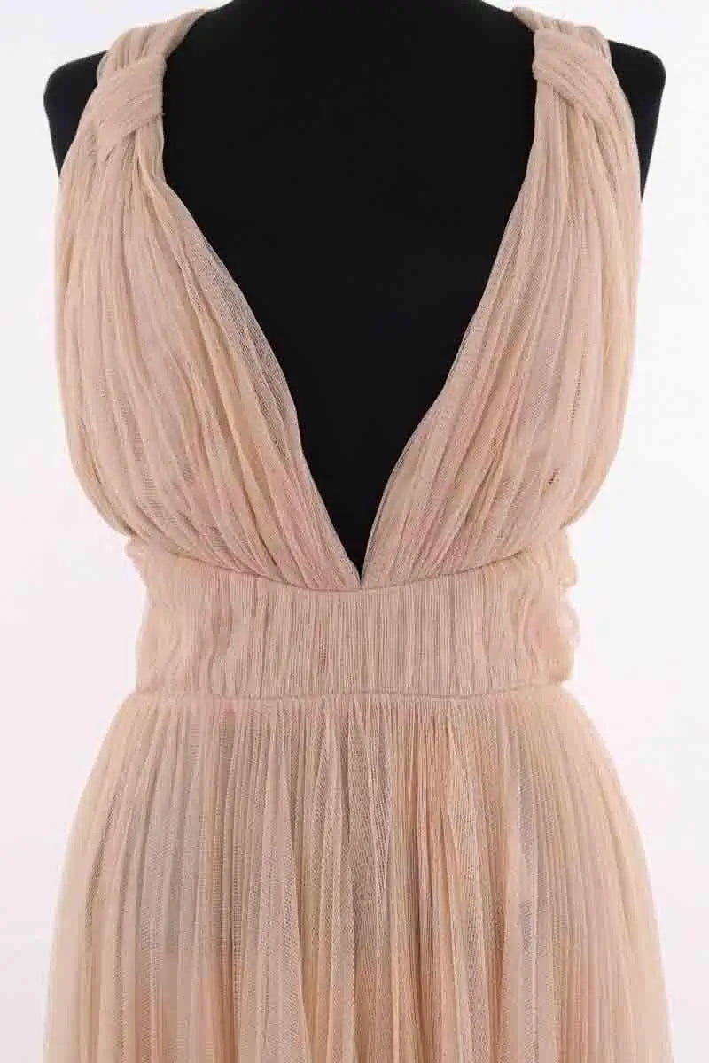 Robe Maria Lucia Hohan Beige en Synthétique