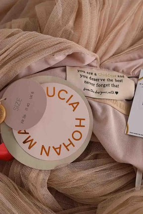 Robe Maria Lucia Hohan Beige en Synthétique