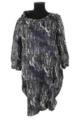 Robe Marni Marine en Soie, taille S - Seconde Main