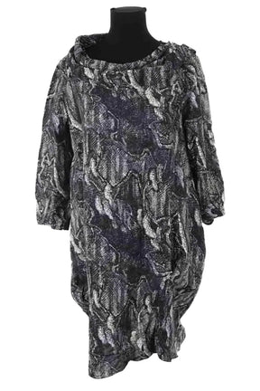 Robe Marni Marine en Soie, taille S - Seconde Main