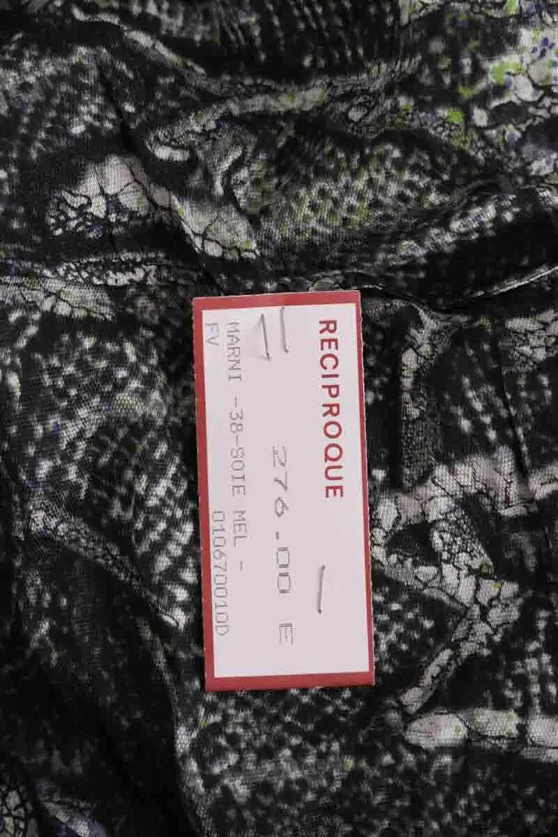 Robe Marni Marine en Soie